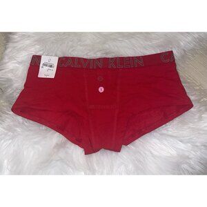 Calvin Klein Boyshort Panties Womens S Small Red